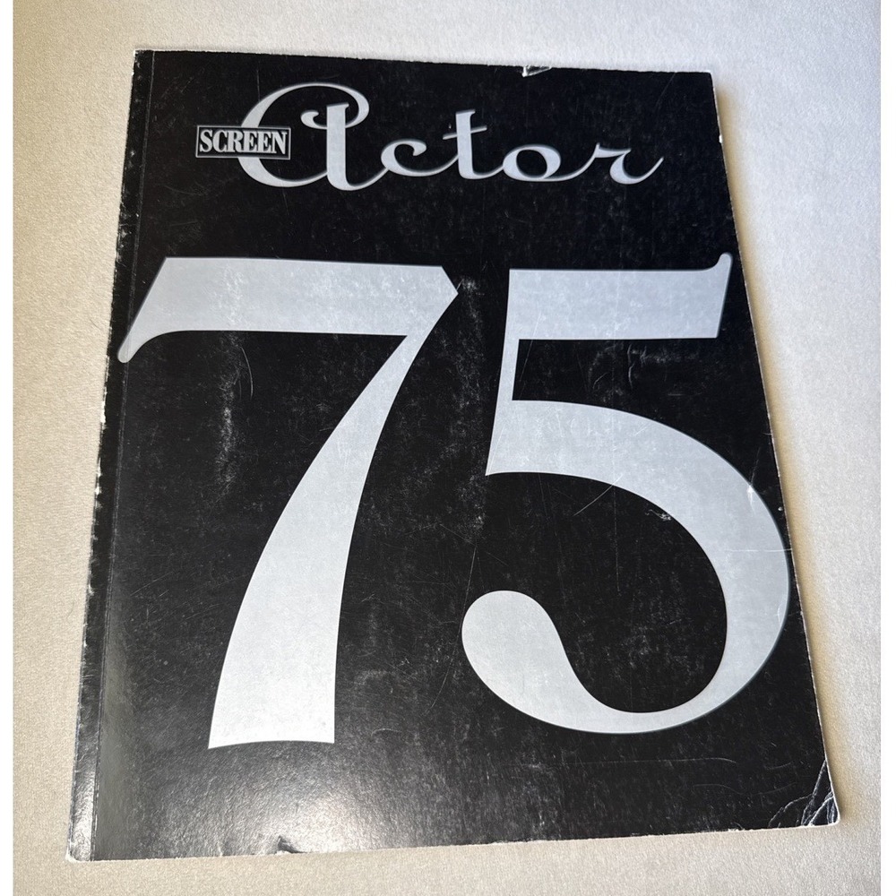 Screen Actor Guild 75th Anniversary SCREEN ACTOR Issue/Magazine 2008 Memorabilia